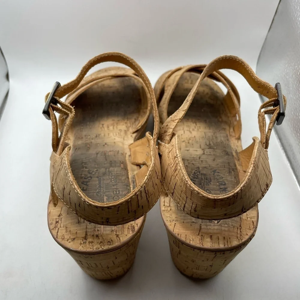 Kork-Ease Cork platform Wedge Sandals size 11